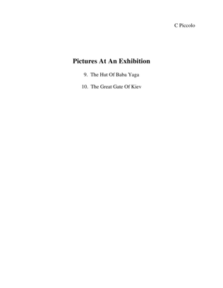 Book cover for Pictures At An Exhibition Pictures 9 & 10