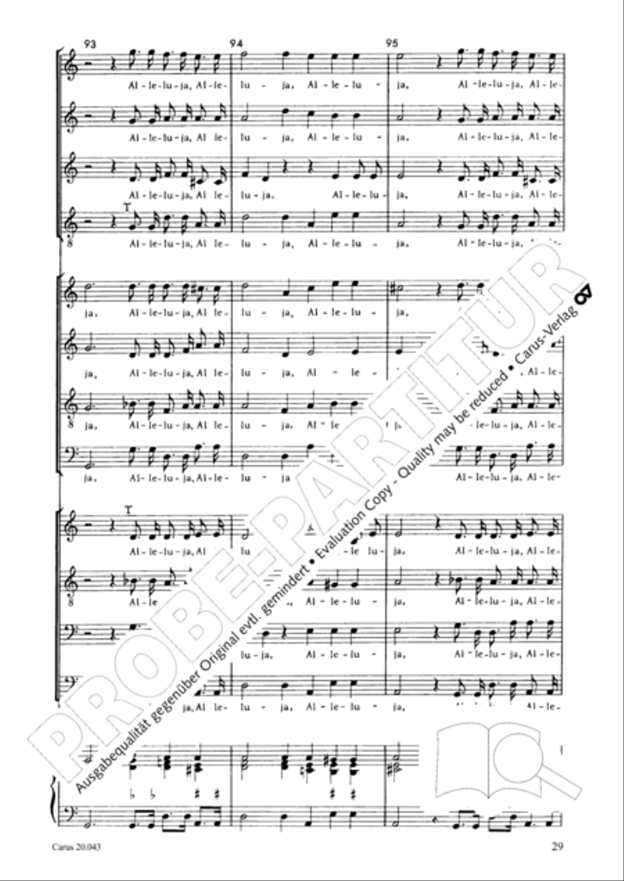 Nicht uns, Herr, sondern deinen Namen 4-Part scores gallery preview page 30