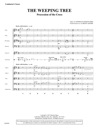 Book cover for The Weeping Tree - Full Score