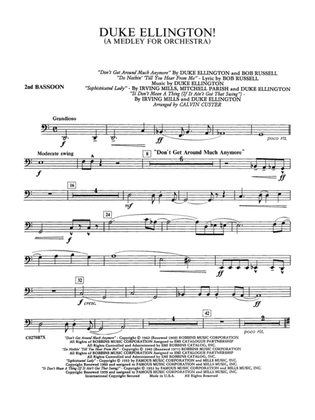 Book cover for Duke Ellington: 2nd Bassoon