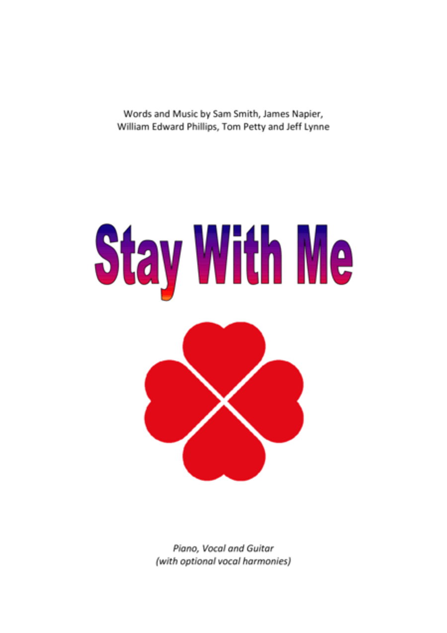 Stay With Me Piano, Vocal, Guitar scores gallery preview page 1