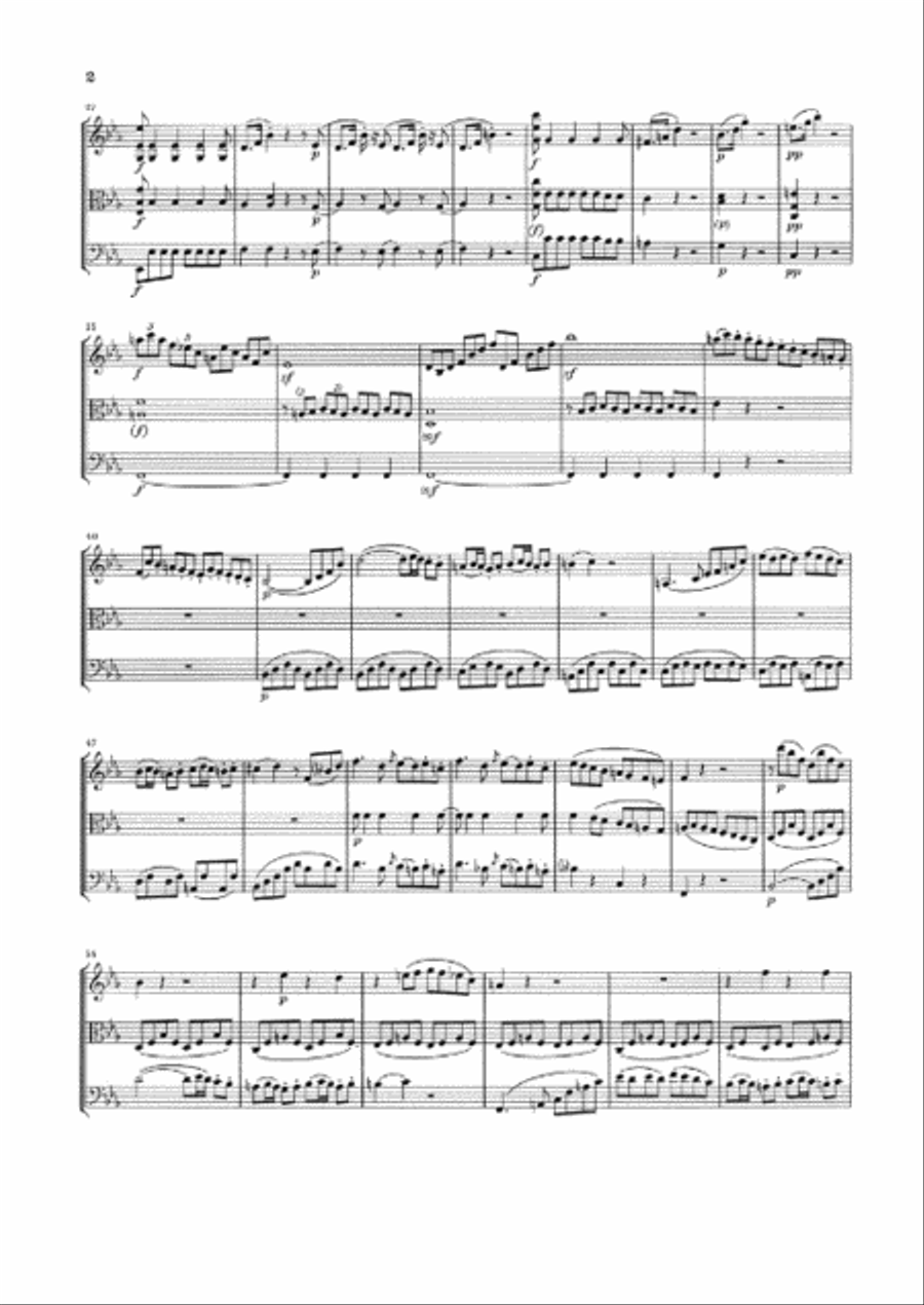 String Trios Op. 3, 8, and 9 and String Duo WoO 32 String Trio scores gallery preview page 4