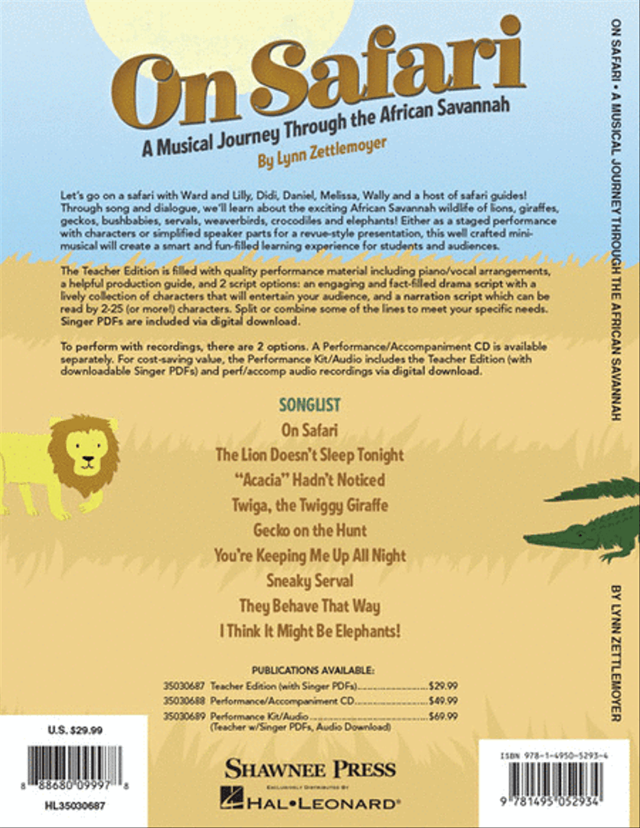 On Safari Choir scores gallery preview page 9