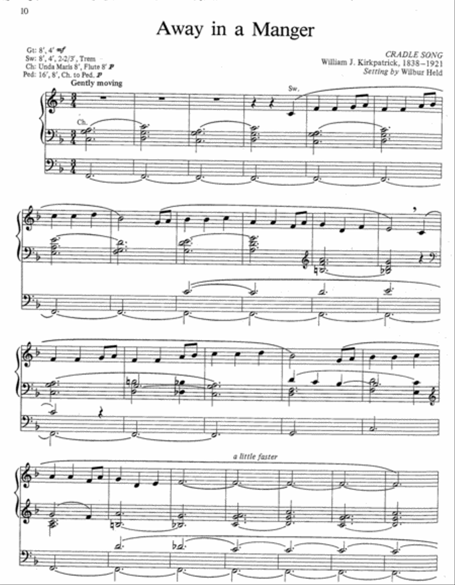 Christmas Comes Again, Set 1 Organ scores gallery preview page 4