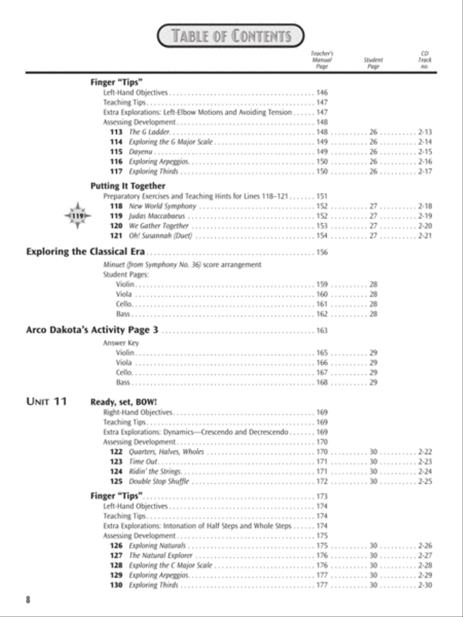String Explorer, Book 1 Chamber Orchestra scores gallery preview page 8