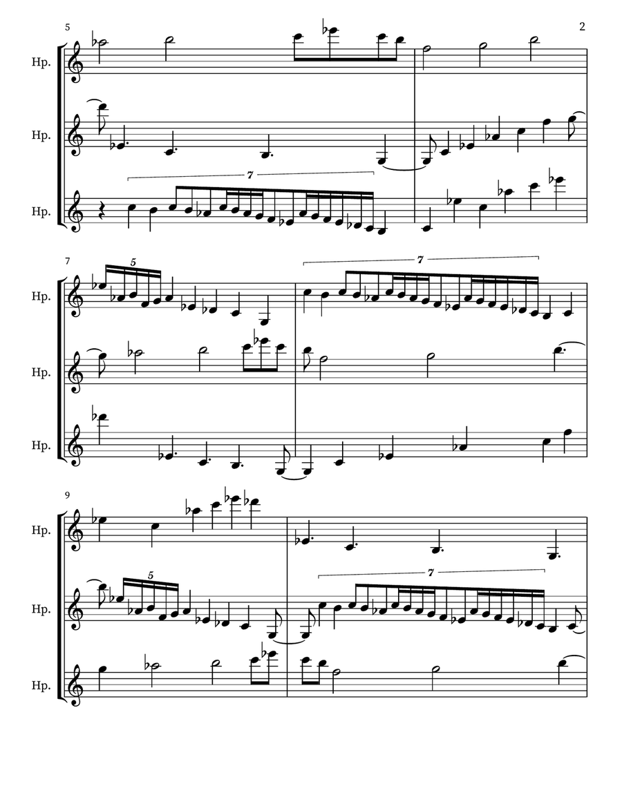 Children's Musing 36 Small Ensemble scores gallery preview page 2