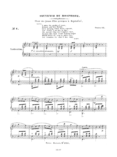 Marche favorite du Sultan Op. 30 / Voyage d’un Harpiste en Orient Op. 62 for Harp. Facsimile Edition