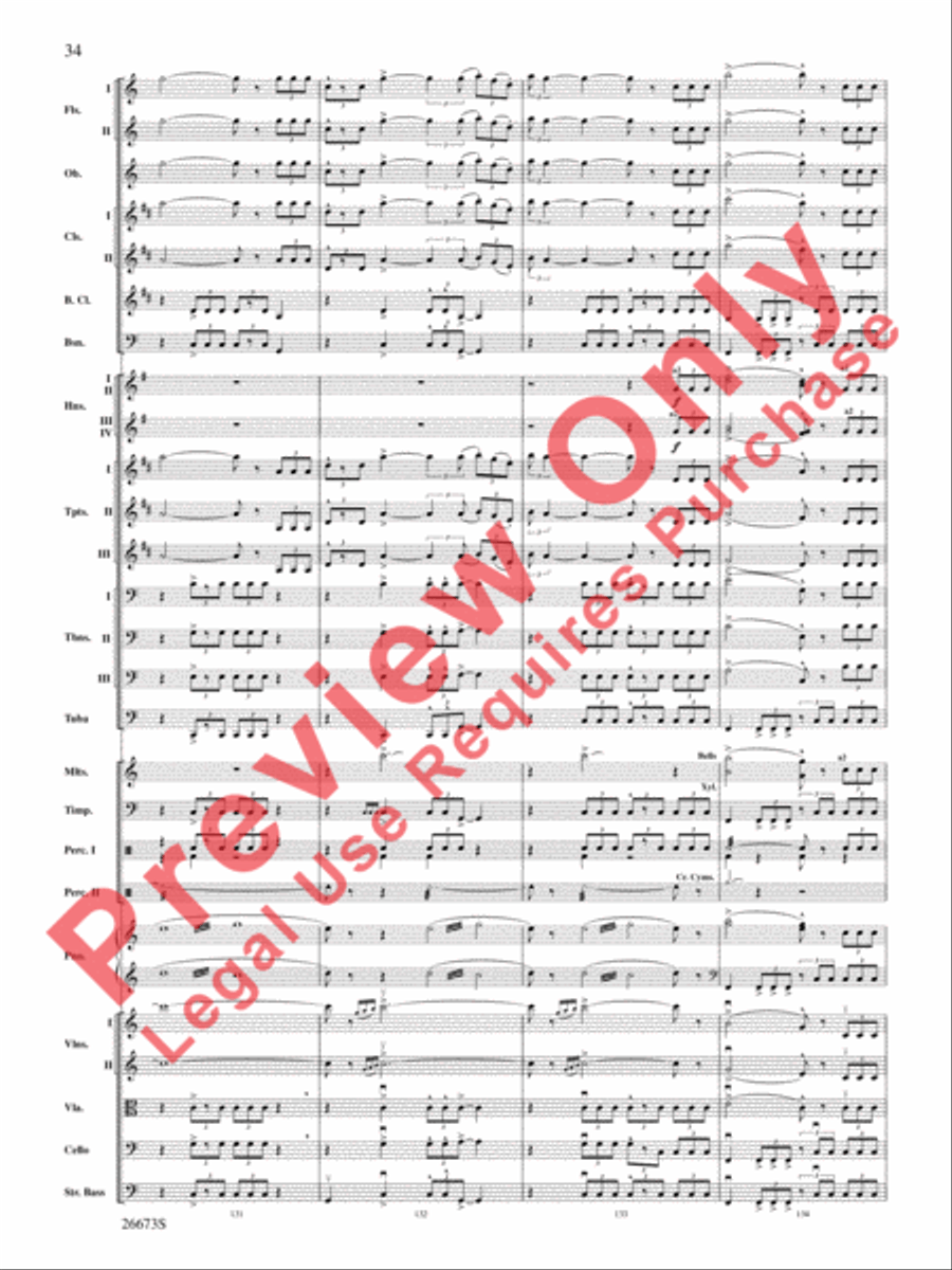Superman Returns, Concert Selections from Full Orchestra scores gallery preview page 35