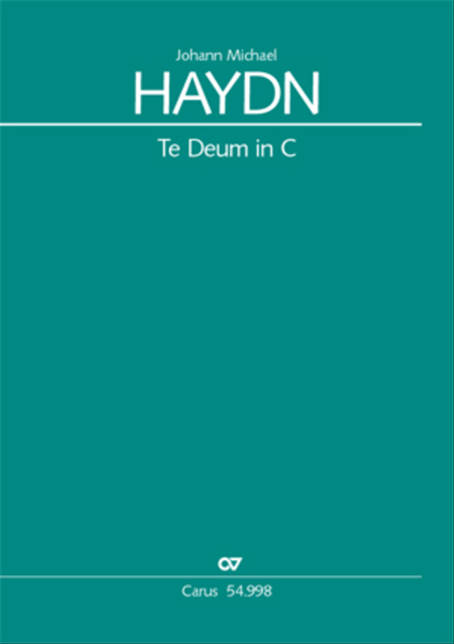 Te Deum in C 4-Part scores gallery preview page 1