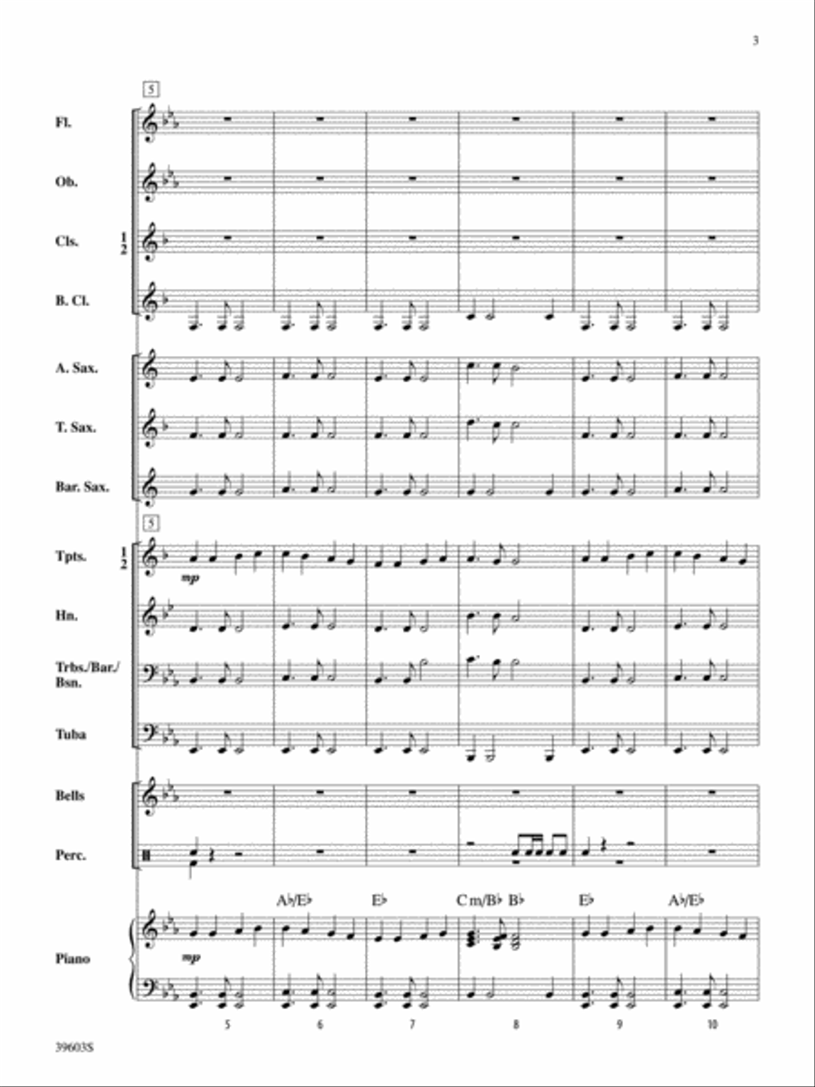 Ode to Joy: Score Concert Band scores gallery preview page 3