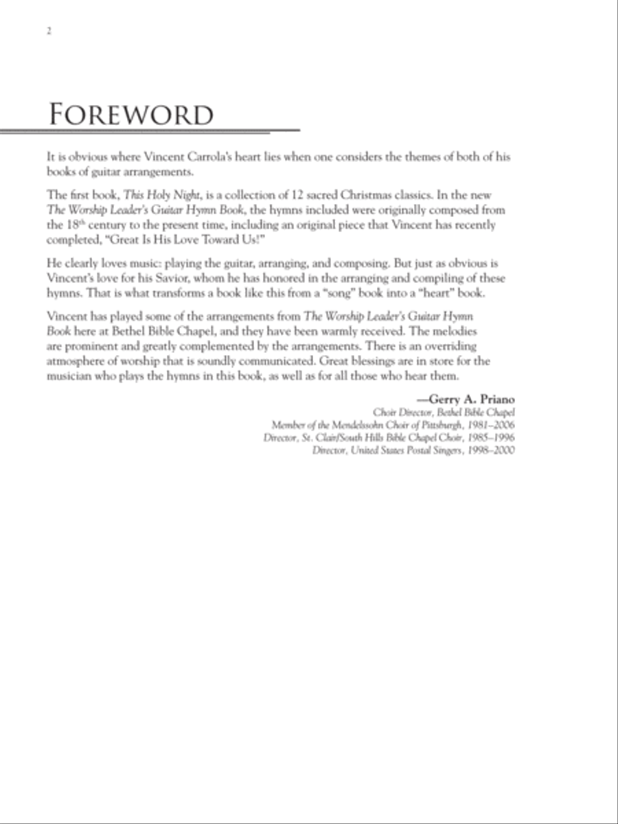 The Worship Leader's Guitar Hymn Book Guitar Tablature scores gallery preview page 2