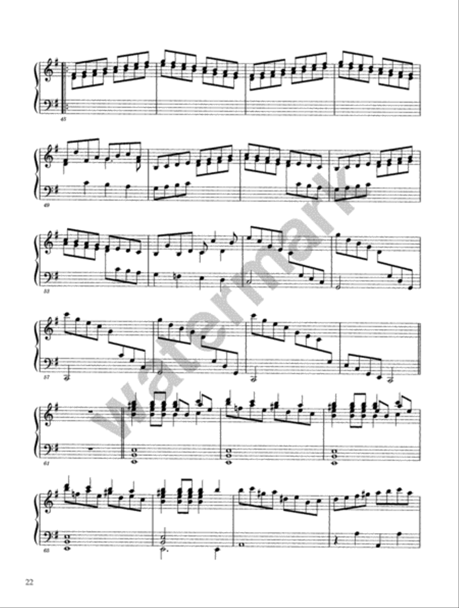 Domenico Scarlatti -- Ninety Sonatas in Three Volumes, Volume III Piano Solo scores gallery preview page 5