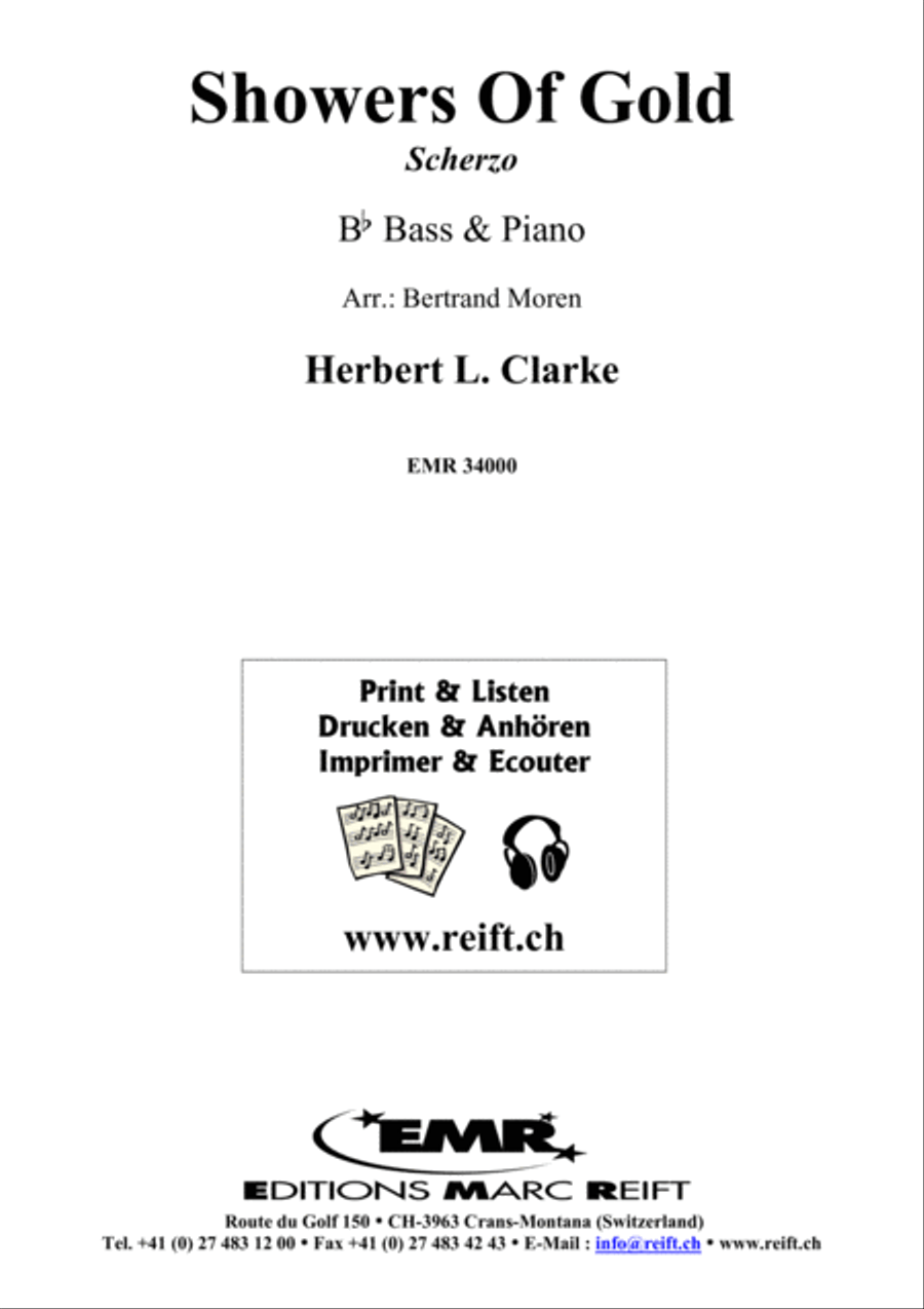 Showers Of Gold Piano Accompaniment scores gallery preview page 1