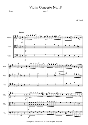 Viotti Violin Concerto No. 18 in E Minor III.Presto