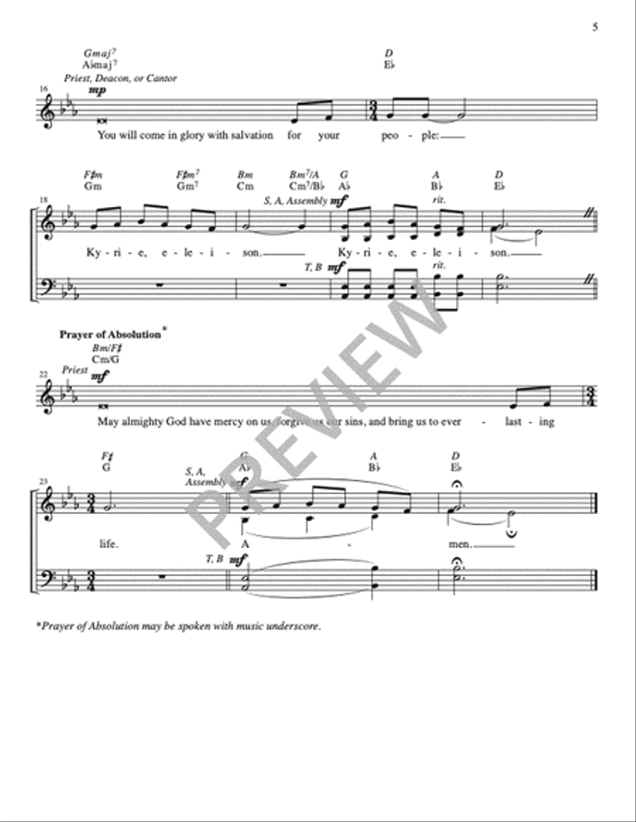 Missa de Lumine - Guitar edition Guitar scores gallery preview page 7