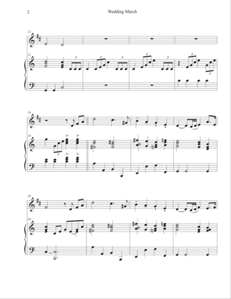 The Wedding Trumpet (Volume 2) Trumpet Solo scores gallery preview page 3