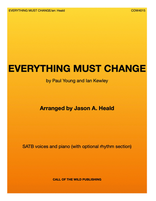 Book cover for Everything Must Change