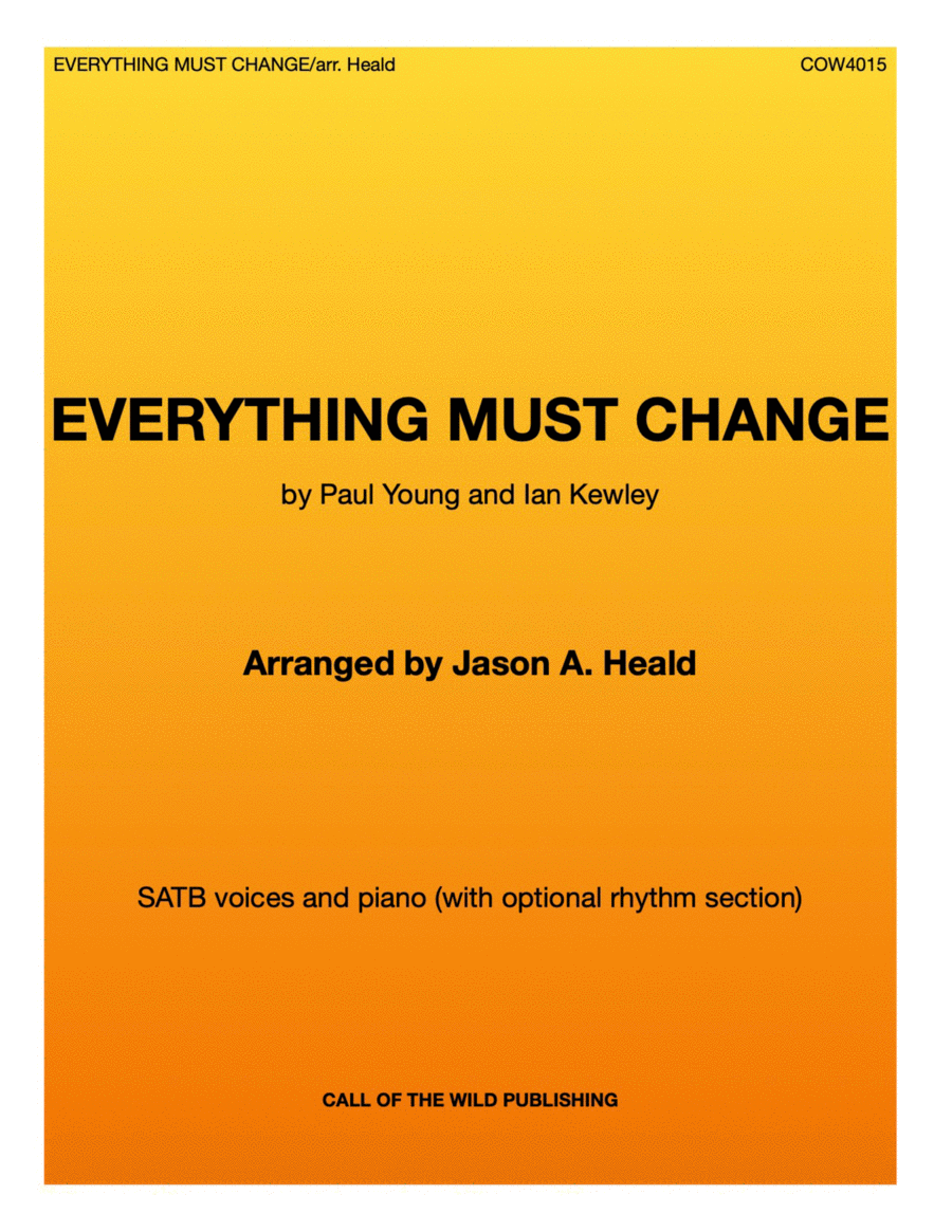 Everything Must Change image number null