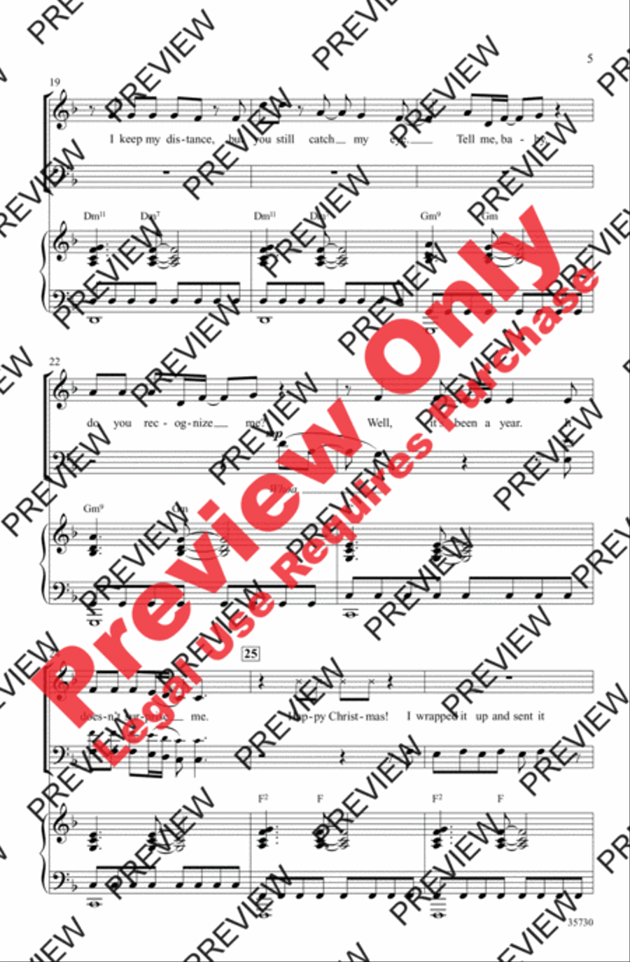 Last Christmas 3-Part scores gallery preview page 5