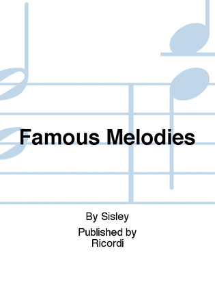 Book cover for Famous Melodies
