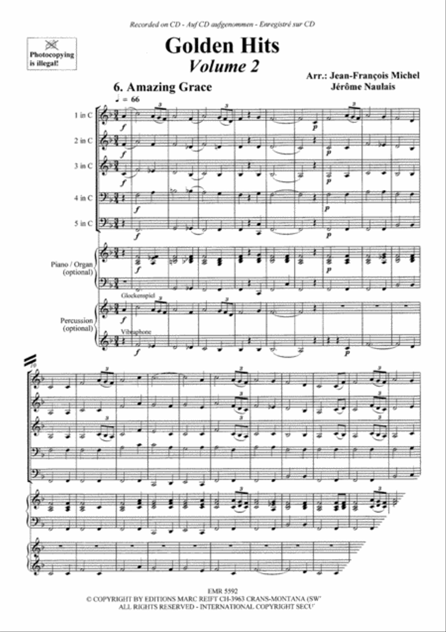 Golden Hits Volume 2 Concert Band scores gallery preview page 3