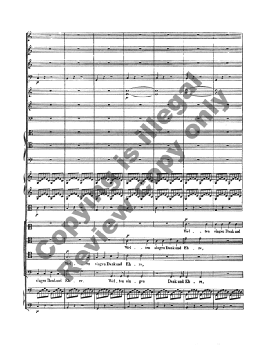 Hallelujah Chorus (Hallelujah unto God's Almighty Son!) (Orchestra Score and Parts) Choir scores gallery preview page 33