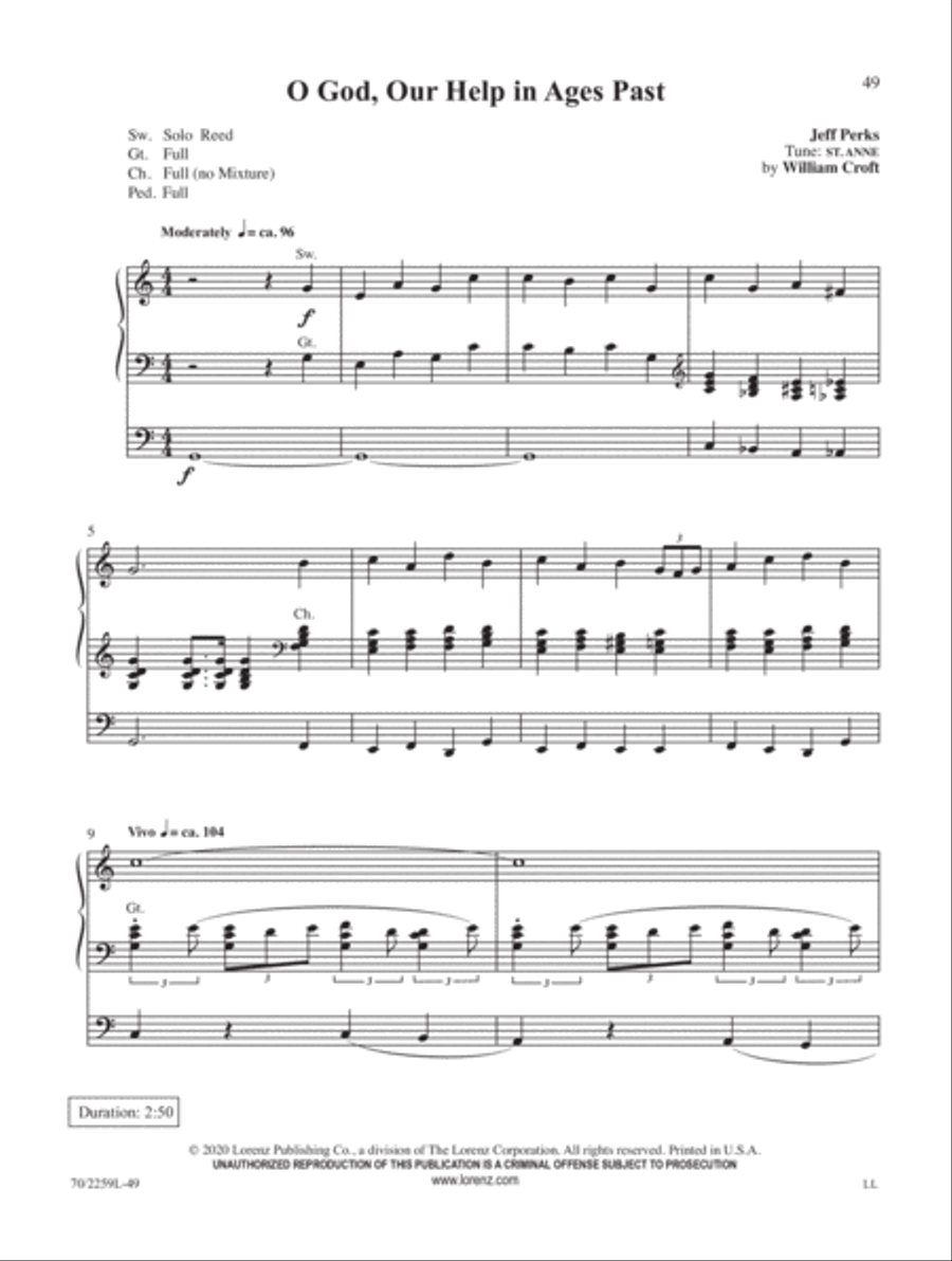 Exaltation Organ Solo scores gallery preview page 13
