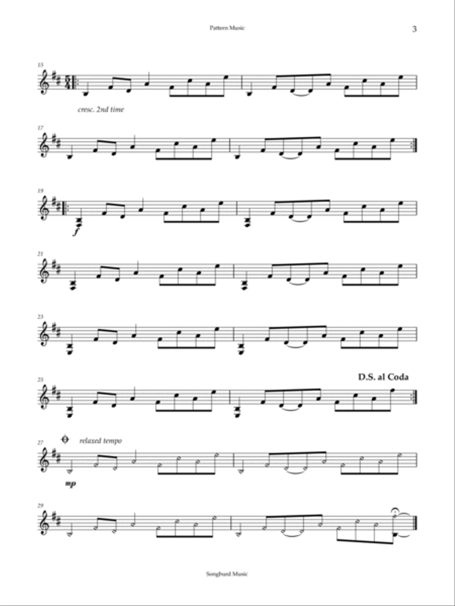Pattern Music Pattern Music Acoustic Guitar scores gallery preview page 4