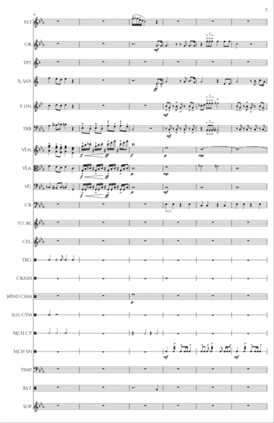 Soreyuke Uchuu Senkan Yamamoto Yooko Suteeji 1 Get Concert Band scores gallery preview page 3