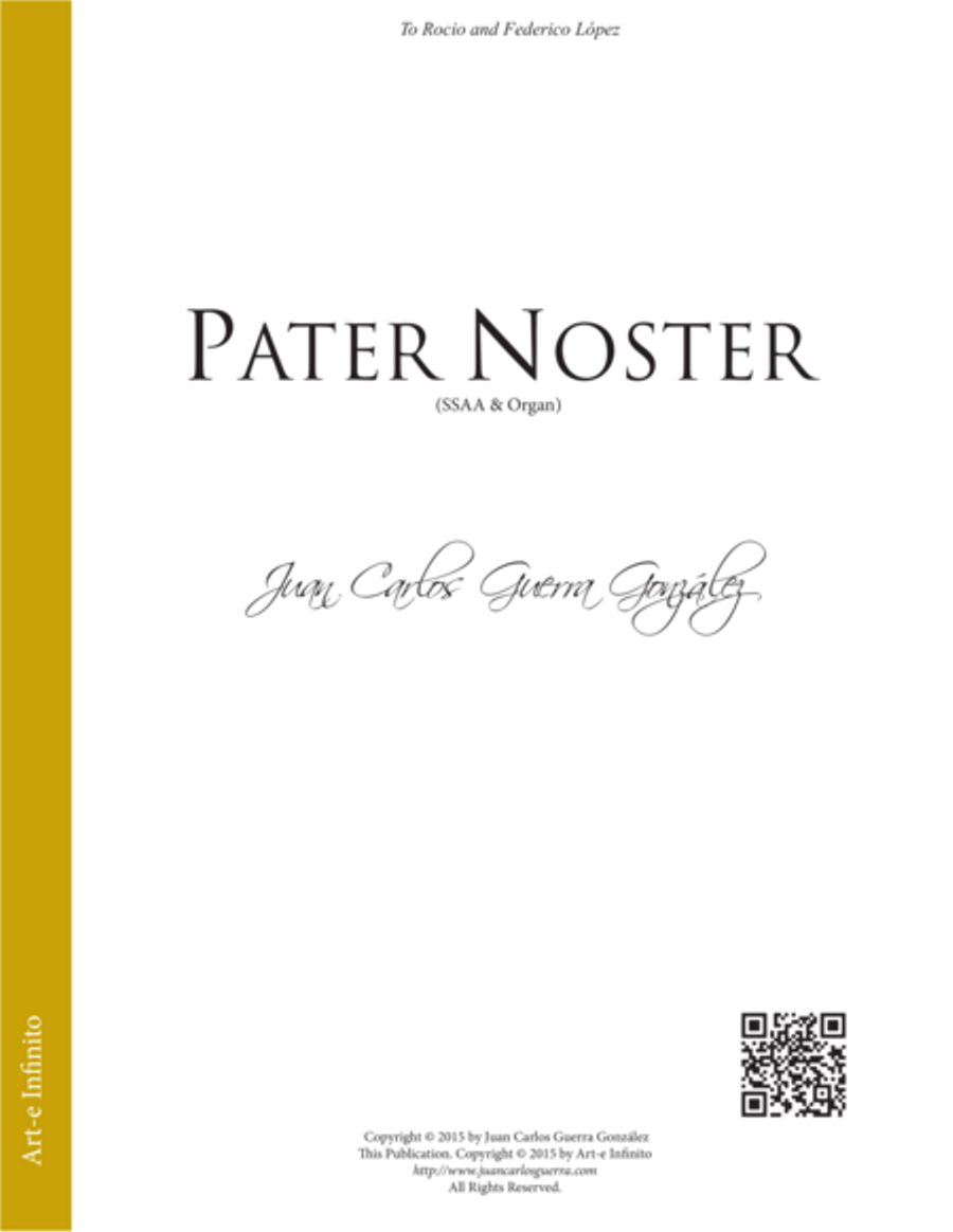 Pater Noster (SSAA & Organ) SSAA scores gallery preview page 1
