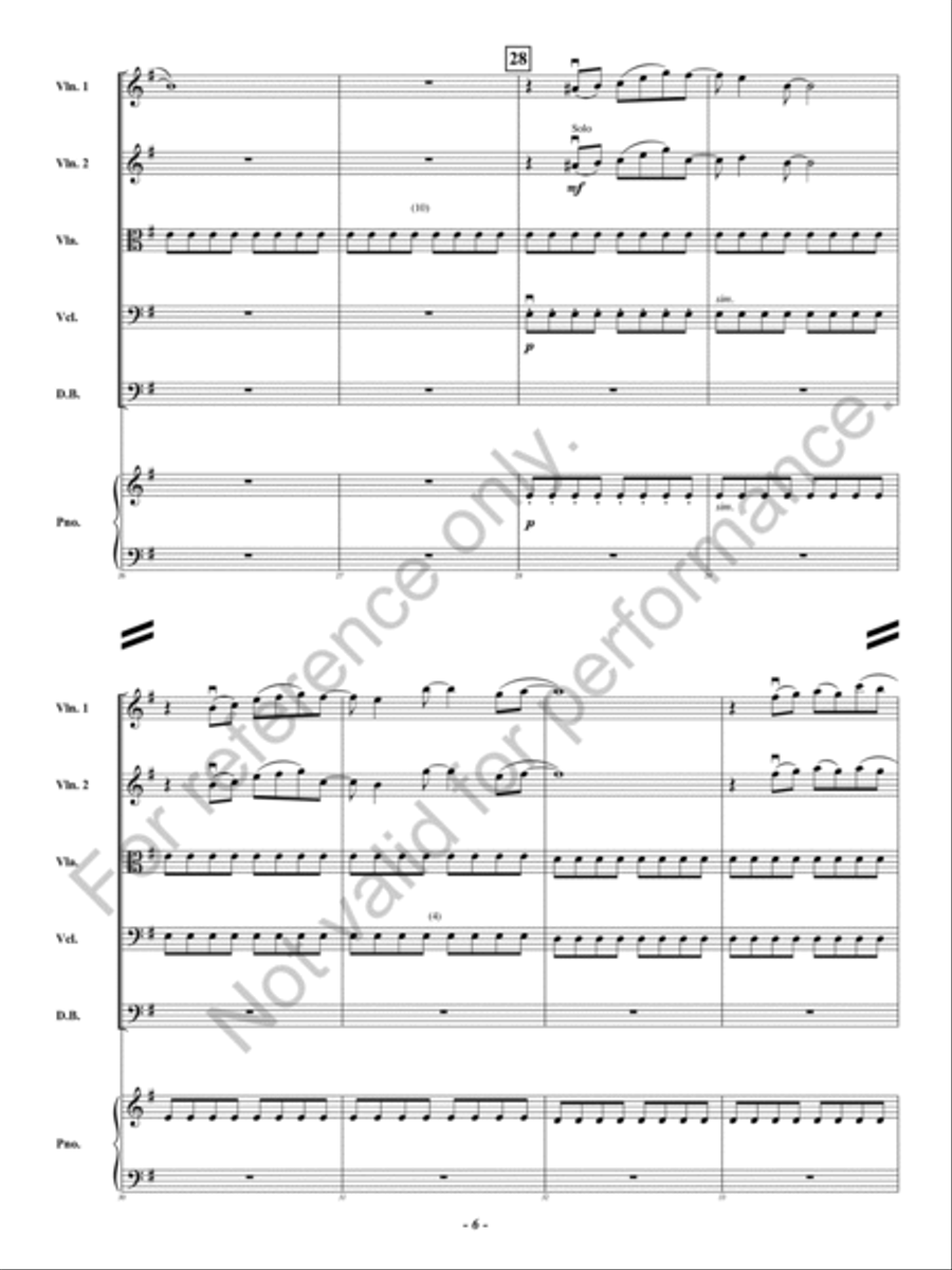 Operation: Time Management String Orchestra scores gallery preview page 7