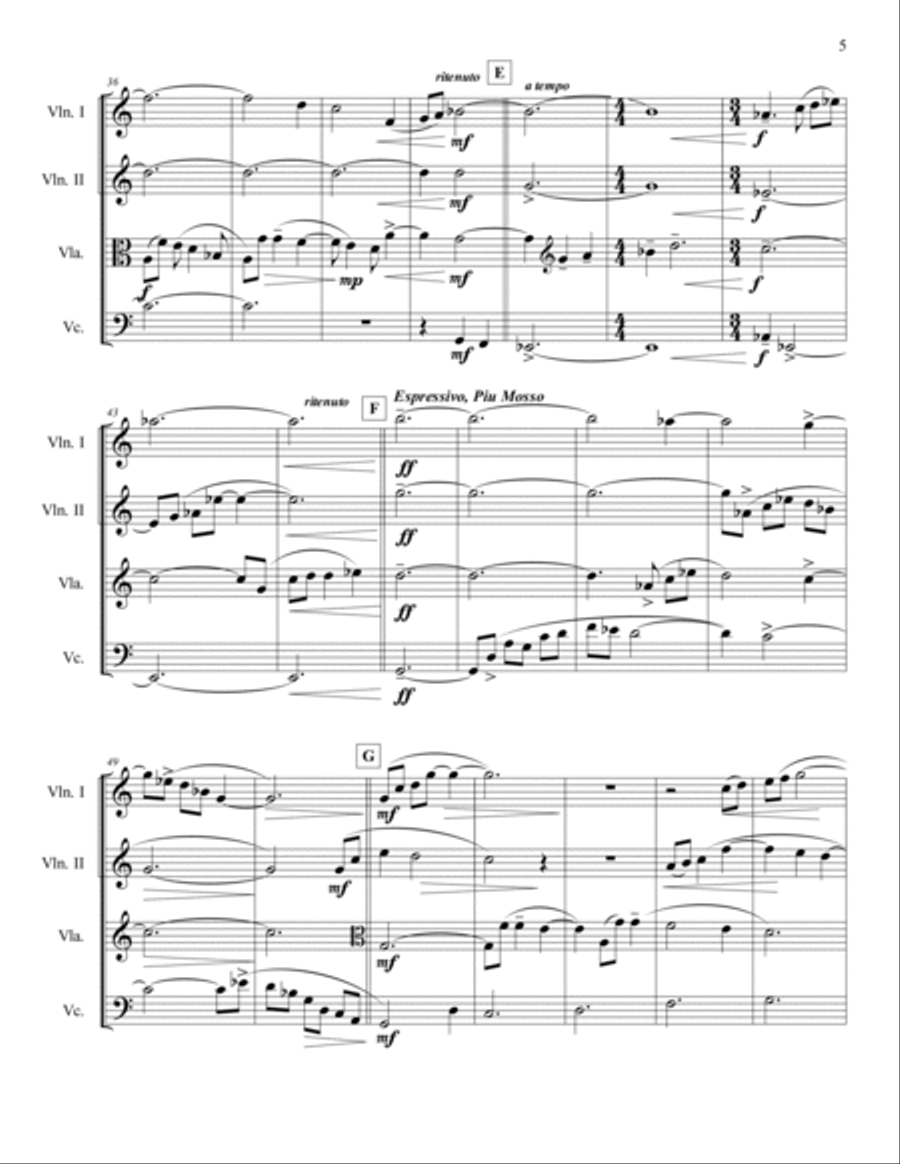 ADAGIO String Quartet String Quartet scores gallery preview page 6