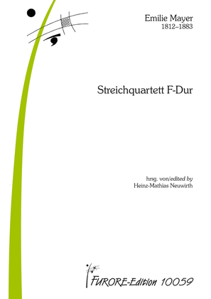 Book cover for String quartet F Major
