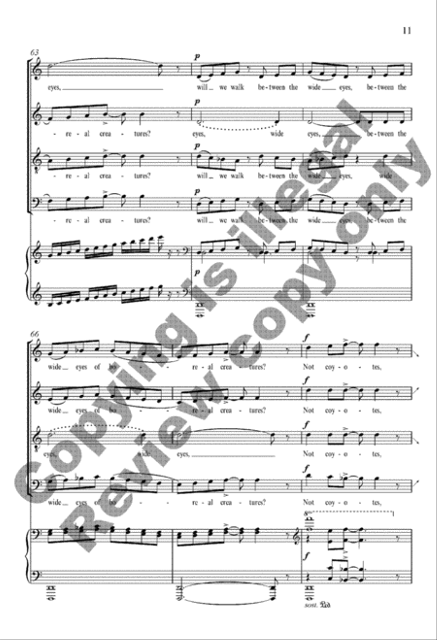 Night Vision 4-Part scores gallery preview page 22