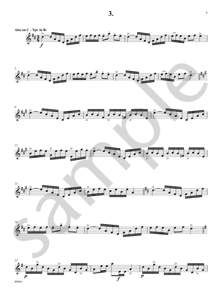 34 Orchestral Etudes for Trumpet