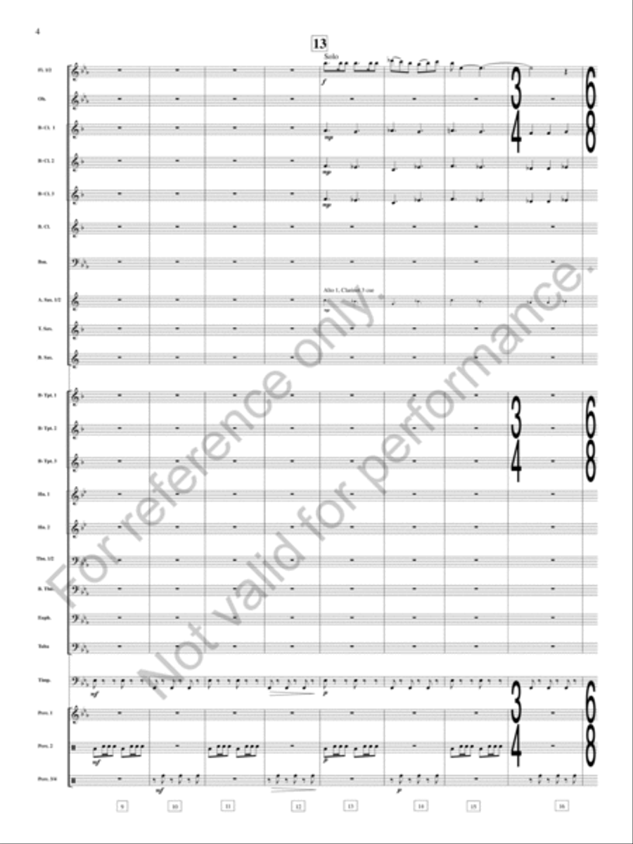 Table Rock Festival Table Rock Festival Concert Band scores gallery preview page 5