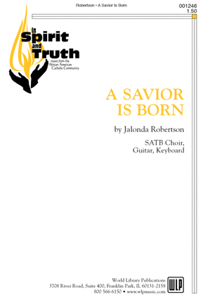 Book cover for A Savior Is Born
