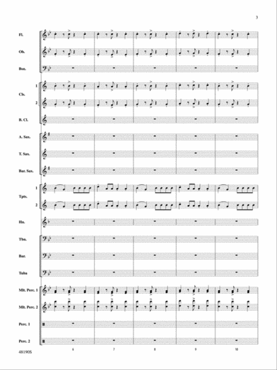 Con Calma (Remix): Score Concert Band scores gallery preview page 3