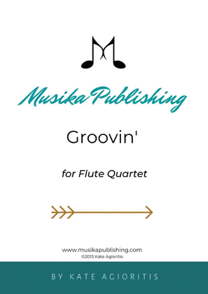 Book cover for Groovin' - For Young Flute Quartet