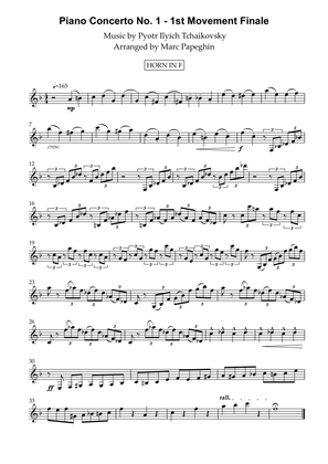 Piano Concerto No. 1 - 1st Movement Finale