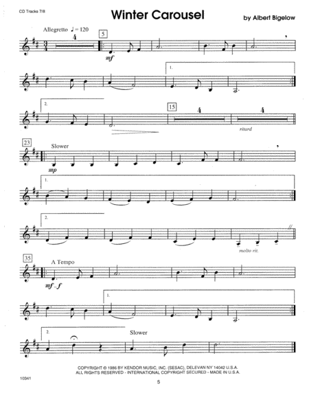 Kendor Recital Solos - Horn In F - Solo Book