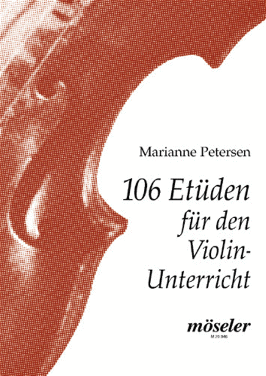 106 Etuden fur den Violinunterricht Violin Solo scores gallery preview page 1