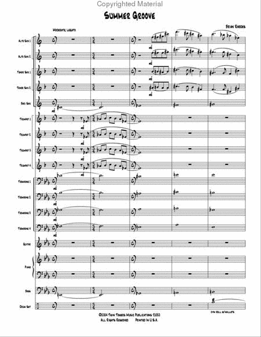 Summer Groove Jazz Ensemble scores gallery preview page 3