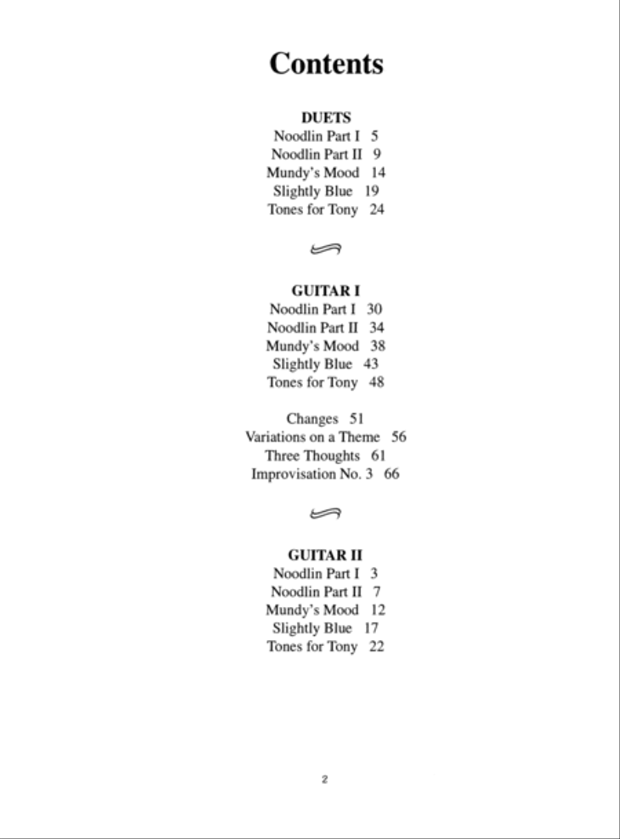 Jazz Guitar Duets Electric Guitar scores gallery preview page 3