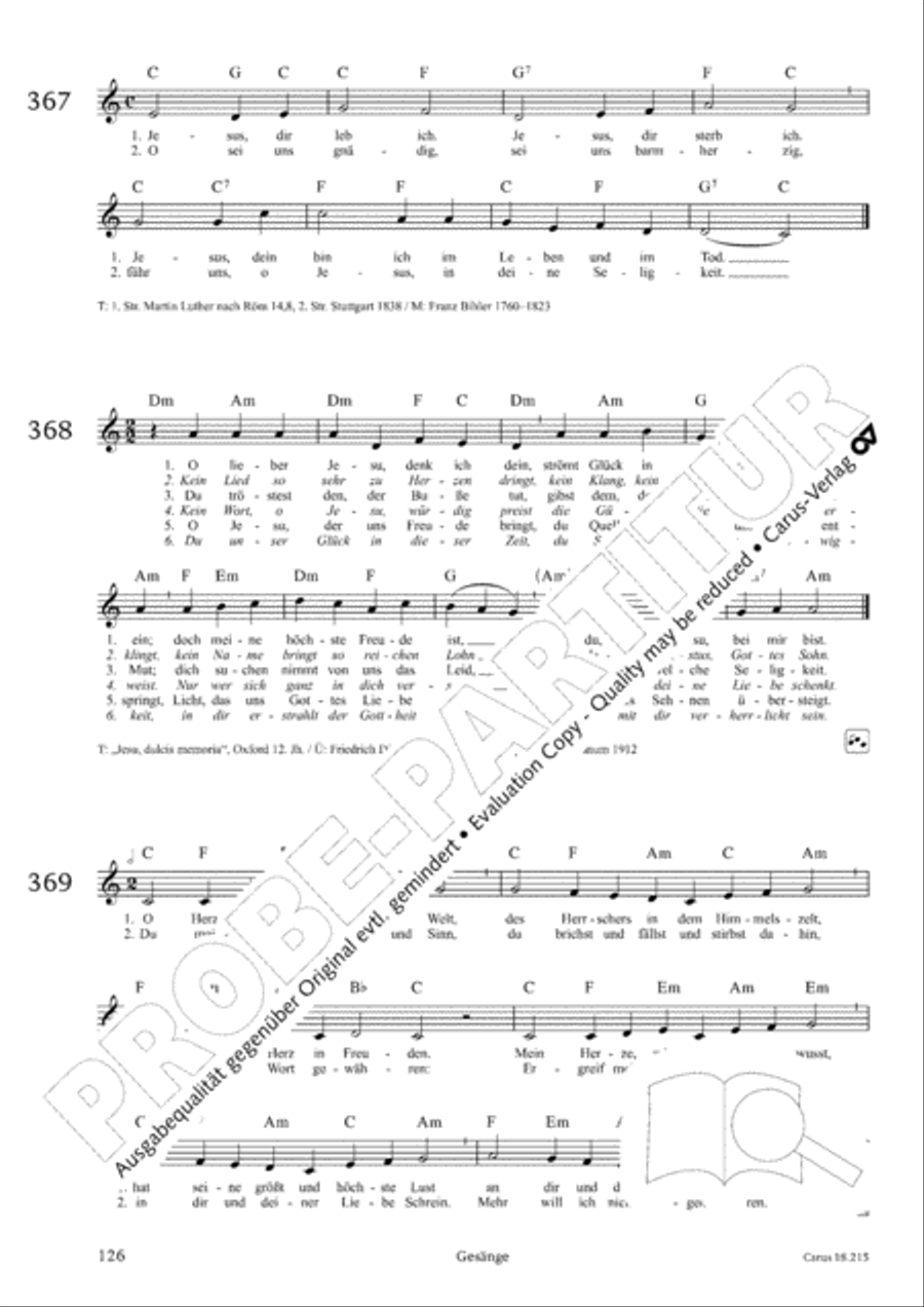 Gitarrenbuch zum Gotteslob Guitar scores gallery preview page 120