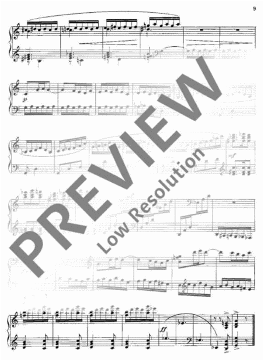Miniatures Piano Solo scores gallery preview page 10