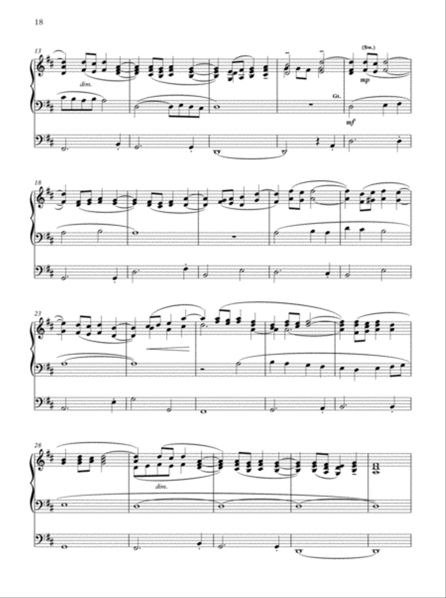 Oxford Hymn Settings for Organists: Pentecost and Trinity Organ Solo scores gallery preview page 3