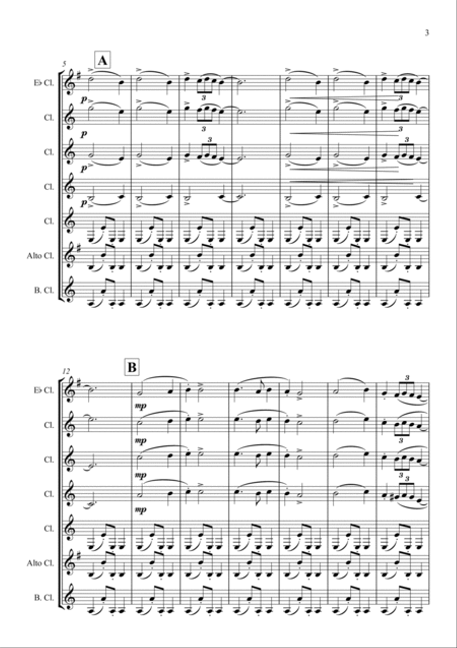 The Nutcracker - Arab Woodwind Ensemble scores gallery preview page 3