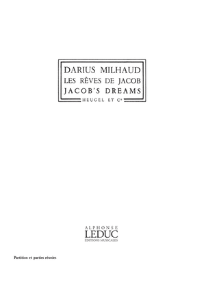 Book cover for Les Rêves De Jacob Op.294, Suite Chorégraphique