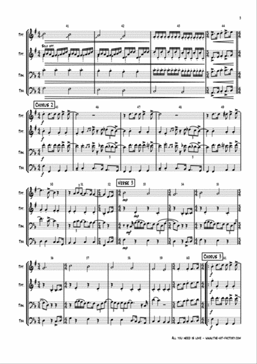 All You Need Is Love School and Community scores gallery preview page 3